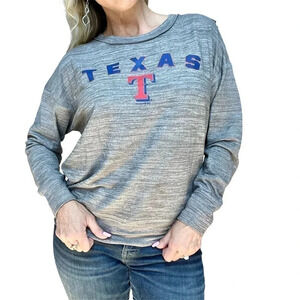 Genuine “Texas” Crew Sweatshirt Grey Super Soft Sports College Size S